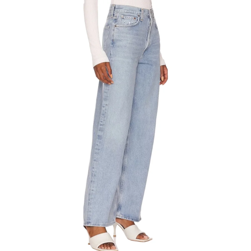 AGOLDE Low Rise Baggy Jeans in Void Size 30 - Picture 4 of 10